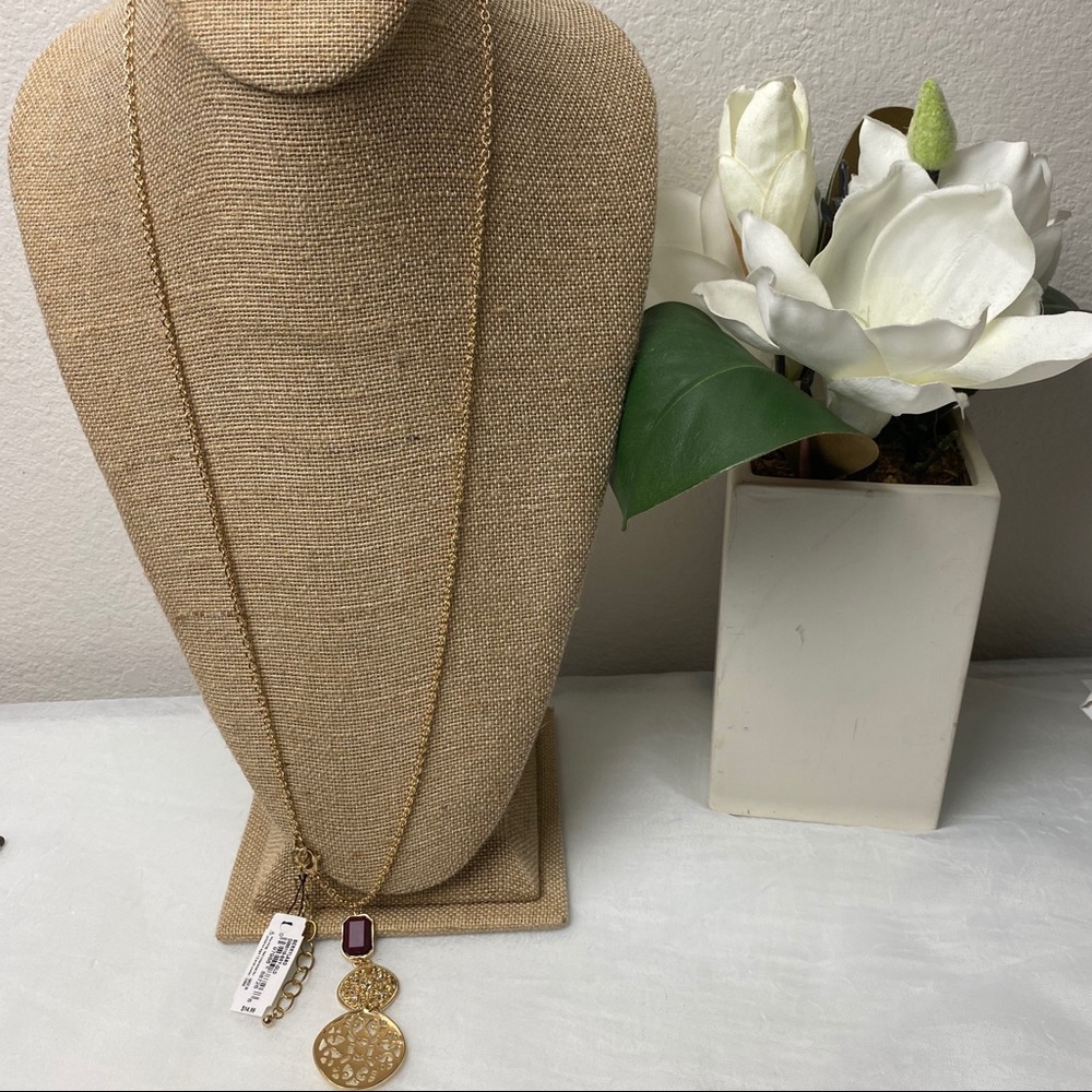 Carol Dauplaise Medallion Necklace